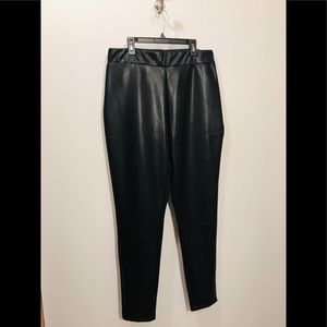 Leith faux leather pants/leggings